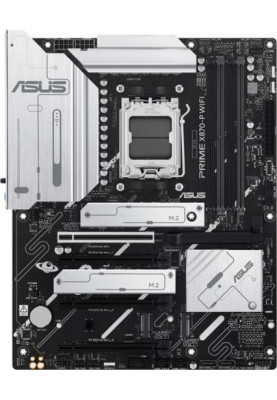 Материнська плата AM5 Asus PRIME X870-P WIFI, X870, 4xDDR5, Int.Video (CPU), 2xSATA3, 4xM.2, 1xPCI-E 5.0 x16, 3xPCI-E 4.0 x16, Realtek 7.1, WiFi 7, Bluetooth 5.4, Realtek 2.5Gb, HDMI/2xType-C, ATX