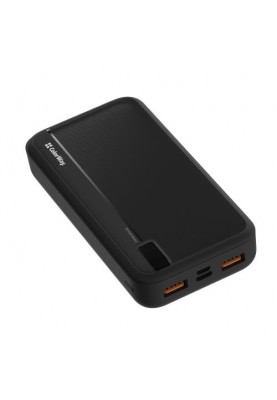 Універсальна мобільна батарея 20000 mAh, ColorWay, Black, 22.5 Вт, 1xType-C (PD3.0) / 2xUSB (QC4.0), LED індикатор заряду (CW-PB200LPA4BK-PD)