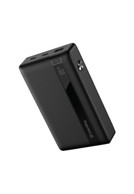 Універсальна мобільна батарея 20000 mAh, ColorWay, Black, 65 Вт, 2xType-C (PD3.0) / 1xUSB (QC4.0), цифровий LED дисплей (CW-PB200LPA3BK-PDD)