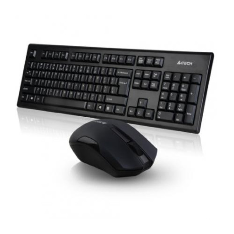 Комплект бездротовий A4Tech 3000N, Black, V-TRACK, радіус дії до 15 м
