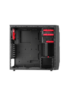 Корпус Chieftec Libra LF-02B-OP Black, без БЖ, Mid Tower, ATX / Micro ATX / Mini ITX, 1xUSB 3.0, 2xUSB 2.0