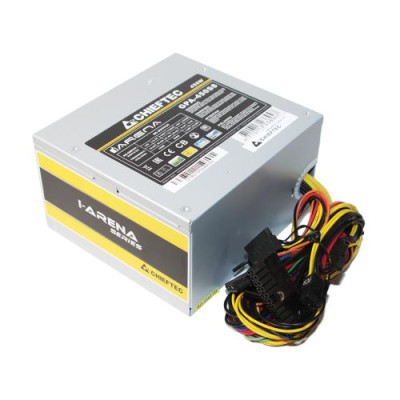 Блок живлення Chieftec 450W GPA-450S8, 120mm, 20+4pin, 1x4pin, SATA х 3, Molex 2x4pin, 1x6+2pin, кабелі немодульні