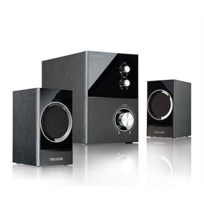 Колонки 2.1 Microlab M-223 Black, 2 x 4 Вт + 9 Вт, 60-20000Hz, МДФ, RCA, керування спереду
