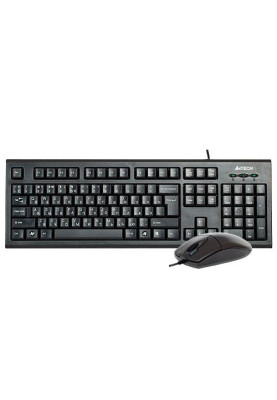 Комплект A4Tech KR-8520D, Black, дротовий, USB