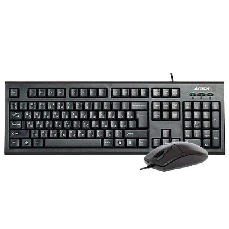 Комплект A4Tech KR-8520D, Black, дротовий, USB