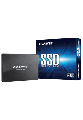 Твердотільний накопичувач SSD 240Gb, Gigabyte, SATA3, 2.5", 3D TLC, 500/430 МБ/с (GP-GSTFS31240GNTD)