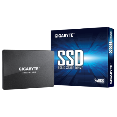 Твердотільний накопичувач SSD 240Gb, Gigabyte, SATA3, 2.5", 3D TLC, 500/430 МБ/с (GP-GSTFS31240GNTD)