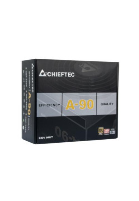Блок живлення Chieftec 550W GDP-550C, 140 mm, 24pin, 1x4+4pin, SATA х 6, Molex 3x4pin, 4x6+2pin, кабелі модульні
