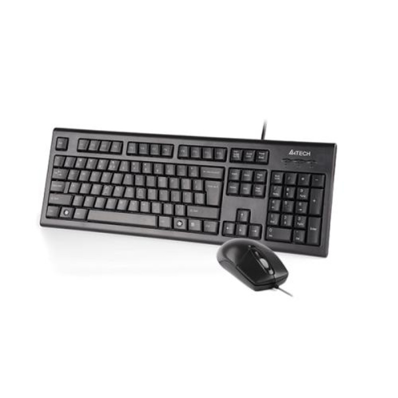 Комплект A4Tech KR-8572, Black, дротовий, USB