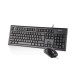 Комплект A4Tech KR-8572, Black, дротовий, USB