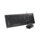 Комплект A4Tech KR-8572, Black, дротовий, USB