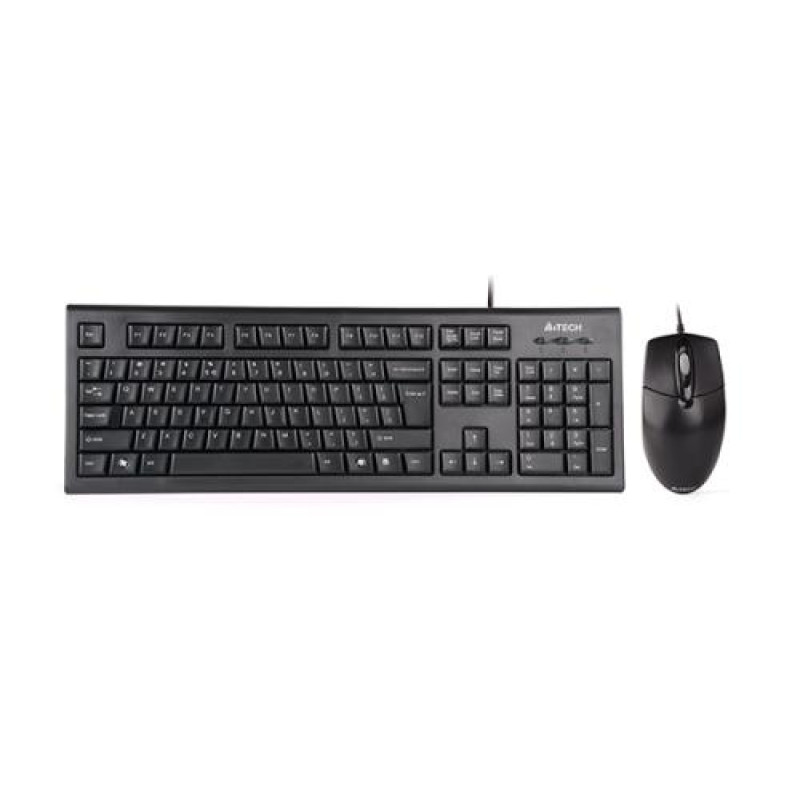 Комплект A4Tech KR-8572, Black, дротовий, USB
