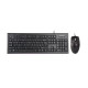 Комплект A4Tech KR-8572, Black, дротовий, USB