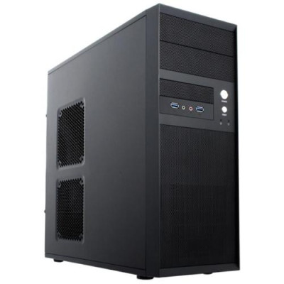 Корпус Chieftec iArena CQ-01B-U3-OP Black, без БЖ, Mid Tower, ATX / Micro ATX / Mini ITX, 2xUSB 3.0