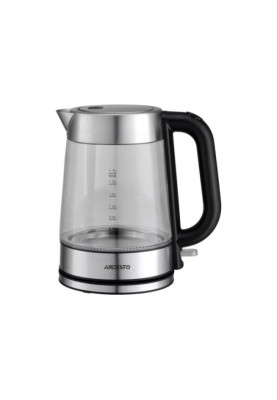 Електрочайник Ardesto EKL-F200 White, 2150W, 1.7 л, дисковий, скло, індикатор рівня води