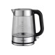 Електрочайник Ardesto EKL-F200 White, 2150W, 1.7 л, дисковий, скло, індикатор рівня води