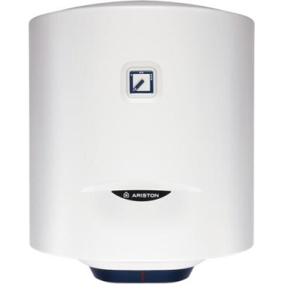 Водонагрівач Ariston BLU1 R 50 V 1.5 К PL DRY White 1500W, сухий ТЕН, накопичувальний, круглий, 50л, вертикальний, механічне керування, терморегулятор, захист від перегріву, захист від надлишкового тиску