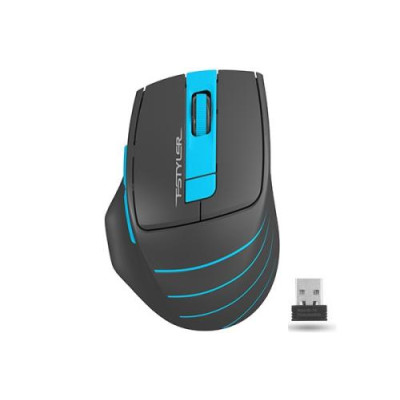 Миша A4Tech Fstyler FG30 2000dpi Grey+Blue, USB, Wireless
