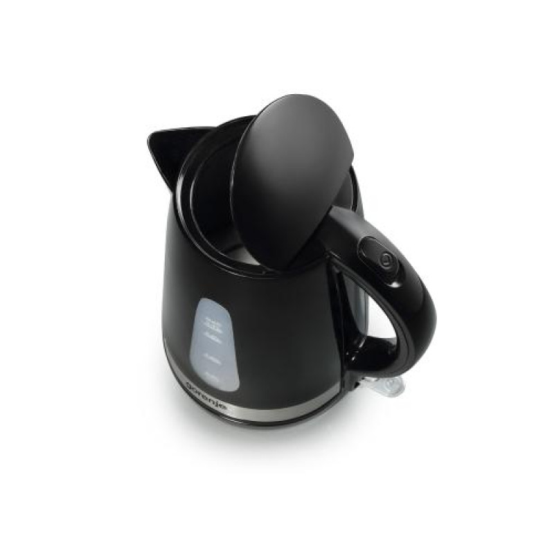 Електрочайник Gorenje K17BK, Black, 2200W, дисковий, об'єм 1.7л, підсвічування індикатора роботи, індикатор рівня води
