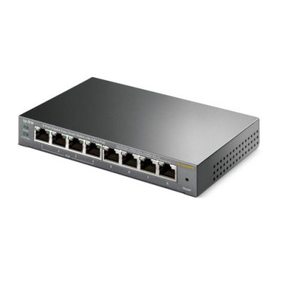 Комутатор TP-LINK TL-SG108PE, 8x100/1000 Mb/s, керування