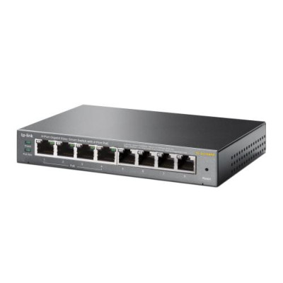 Комутатор TP-LINK TL-SG108PE, 8x100/1000 Mb/s, керування