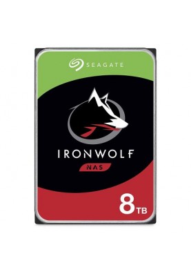 Жорсткий диск 3.5" 8Tb Seagate IronWolf, SATA3, 256Mb, 7200 rpm (ST8000VN004)