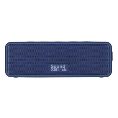Колонка портативна 2E SoundXBlock, Dark Blue, 2 x 10 Вт, Bluetooth 5.0, MicroSD, AUX, USB Type-C, живлення від акумулятора 3600 мАч, IPX7 (2E-BSSXBWBL)