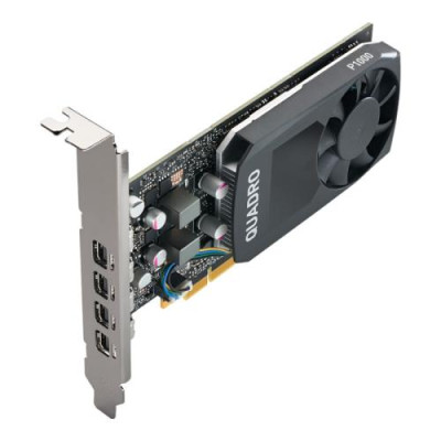 Відеокарта nVidia Quadro P1000, PNY, 4Gb DDR5, 128-bit, 4 x miniDP (VCQP1000V2-SB)