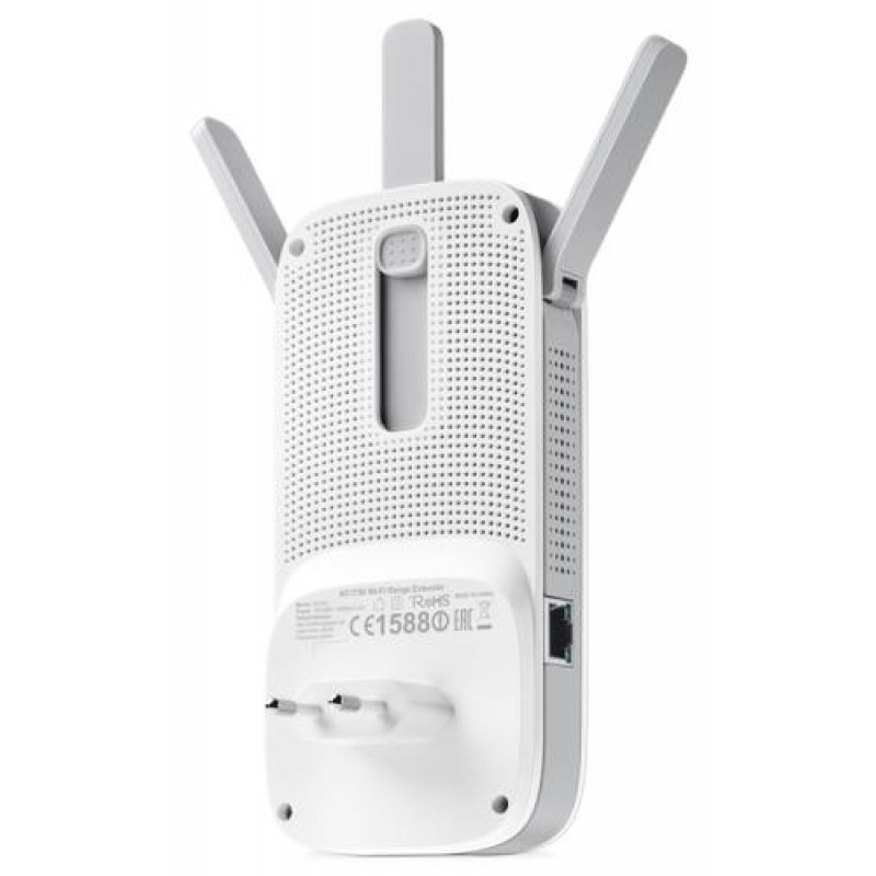 Точка доступу-підсилювач TP-LINK RE450 Wi-Fi 802.11 ac/b/g/n, 1300Mb, 3 зовнішні антени