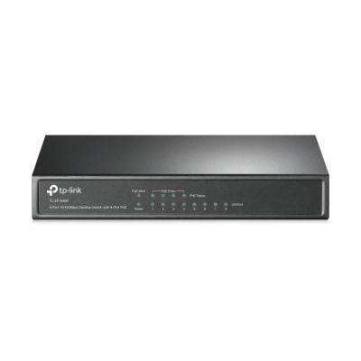 Комутатор TP-LINK TL-SF1008P, 8xFE/PoE 65W, некерований, настольний