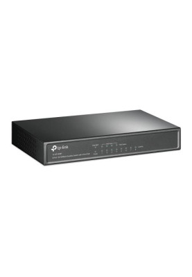 Комутатор TP-LINK TL-SF1008P, 8xFE/PoE 65W, некерований, настольний