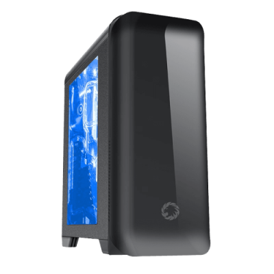 Корпус GameMax H602-BK Black, без БЖ, Mid Tower, Micro ATX / Mini ITX, 1хUSB 3.0, 2хUSB 2.0, 1x120 мм LED (H602-BK)