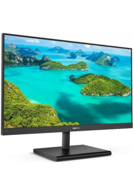 Монітор 23.8" Philips 245E1S Black, WLED, IPS, 2560x1440, 4 мс, 75 Гц, 250 кд/м², 1000:1, 178°/178°, VGA/HDMI/DP, Vesa 100x100, AMD FreeSync
