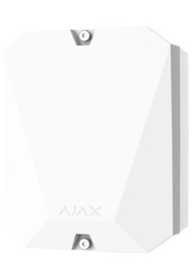 Модуль Ajax MultiTransmitter, White, для підключення провідної сигналізації до Ajax та керування охороною в додатку (000018789)