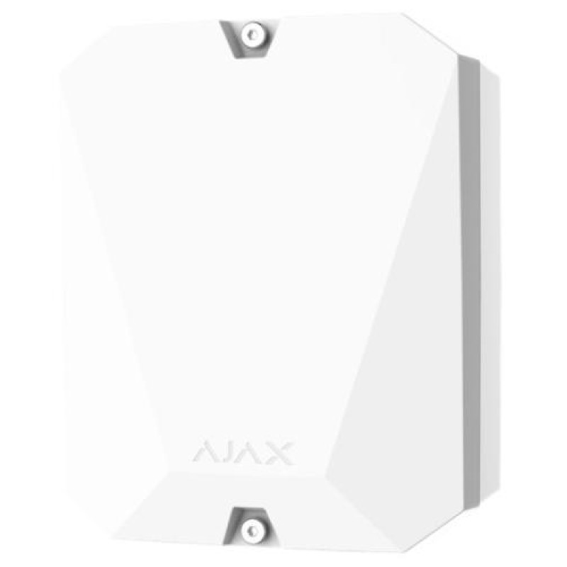 Модуль Ajax MultiTransmitter, White, для підключення провідної сигналізації до Ajax та керування охороною в додатку (000018789)