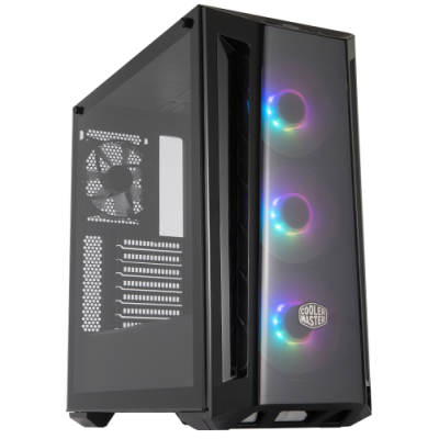 Корпус Cooler Master MasterBox MB520 ARGB Black, Mid Tower, без БЖ, для EATX / ATX / Micro ATX / Mini ITX, 2xUSB 3.2, 3x120 мм ARGB Fan / 1x120 мм Fan (MCB-B520-KGNN-RGA)