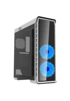 Корпус GameMax Elysium White, без БЖ, Midi Tower, ATX / Micro ATX / Mini ITX, 1хUSB 3.0, 2хUSB 2.0, 4x120 мм LED, 400x185x470 мм, 0.5 мм, 4.7 кг