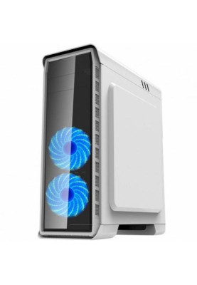 Корпус GameMax Elysium White, без БЖ, Midi Tower, ATX / Micro ATX / Mini ITX, 1хUSB 3.0, 2хUSB 2.0, 4x120 мм LED, 400x185x470 мм, 0.5 мм, 4.7 кг