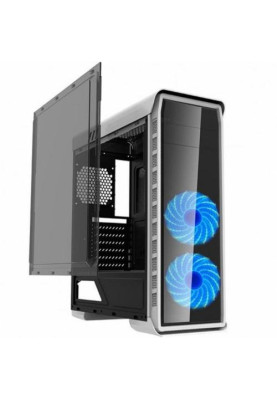 Корпус GameMax Elysium White, без БЖ, Midi Tower, ATX / Micro ATX / Mini ITX, 1хUSB 3.0, 2хUSB 2.0, 4x120 мм LED, 400x185x470 мм, 0.5 мм, 4.7 кг
