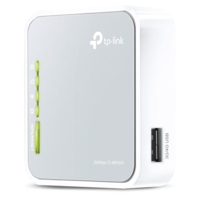 Роутер TP-LINK TL-MR3020, Wi-Fi 802.11n, до 150 Mb/s, 1x10/100 Mb/s, RJ45 10/100Mb/s (Gb), 1 внутрішній антена