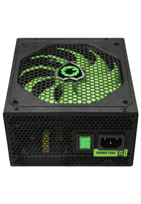 Блок живлення 700 Вт, GameMax GM-700, Black, напівмодульний, 80+ Bronze, Active PFC, 14 см, 3xMolex / 6xSATA / 2x6+2-pin / 1x4+4-pin / 1x20+4-pin, захист OVP / UVP / OCP / OLP / OPP / SCP