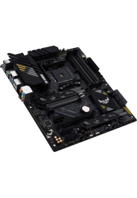 Мат.плата AM4 (B550) Asus TUF GAMING B550-PRO, B550, 4xDDR4, CrossFire, Int.Video(CPU), 6xSATA3, 2xM.2, 1xPCI-E 16x 4.0, 1xPCI-E 16x 3.0, 3xPCI-E 1x 3.0, ALC S1200A, RTL8125B, 8xUSB3.2/6xUSB2.0, HDMI/DP, ATX