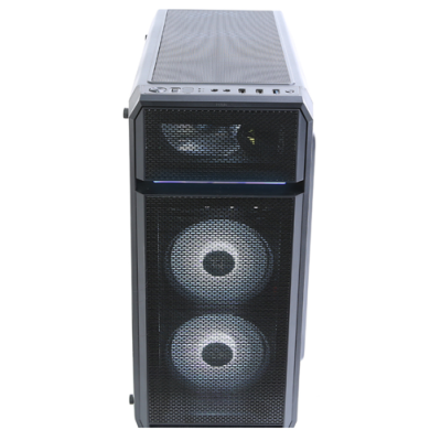 Корпус Zalman N5 OF Black, без БЖ, Mid Tower, для ATX / Micro ATX / Mini ITX, 2xUSB 2.0, 1xUSB 3.0, 3x120 мм White LED Fan, бічна панель з акрилу