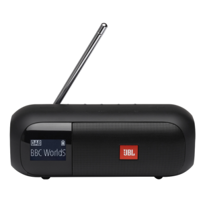 Колонка портативна 1.0 JBL Tuner 2 Black, 5B, Bluetooth, живлення від акумулятора, FM приймач, IPX7 водонепроникна