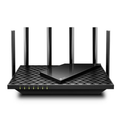 Роутер TP-LINK Archer AX73, Black, Wi-Fi 802.11n/ac/ax, до 5378 Mb/s, 2.4/5GHz, 4x100/1000 Mb/s, RJ45 100/1000Mb/s (Gb), 1хUSB ан 3.