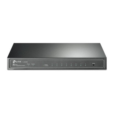 Комутатор TP-LINK TL-SG2008, 8x100/1000 Mb/s, керований