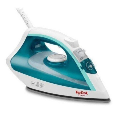 Праска Tefal FV1710E0, Green, антипригарне покриття, 1800 Вт, резервуар для води 200 мл, паровий удар 80 г/хв