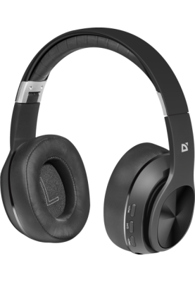 Навушники бездротові Defender FreeMotion B540, Black, Bluetooth, мікрофон, microSD, FM-приймач, до 12 години (63540)
