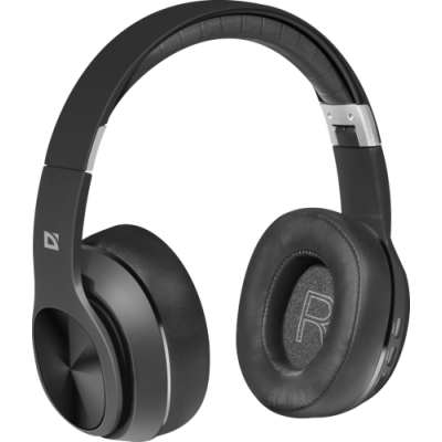 Навушники бездротові Defender FreeMotion B540, Black, Bluetooth, мікрофон, microSD, FM-приймач, до 12 години (63540)
