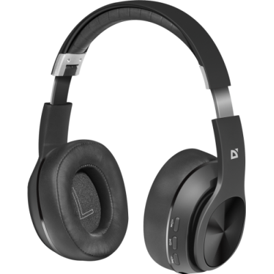 Навушники бездротові Defender FreeMotion B540, Black, Bluetooth, мікрофон, microSD, FM-приймач, до 12 години (63540)